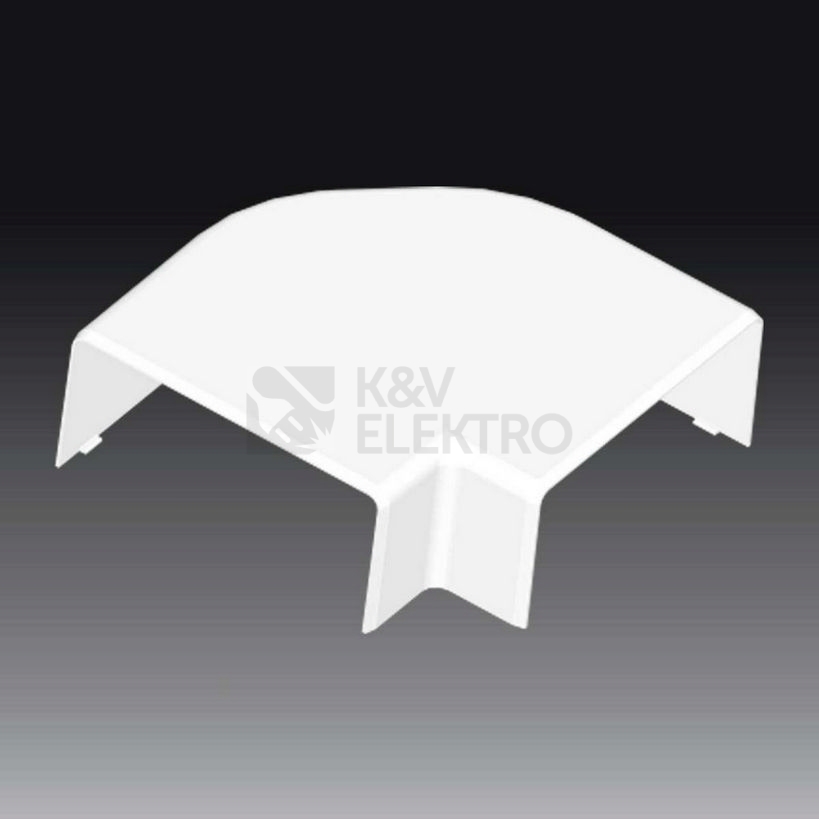 Obrázek produktu Kryt KOPOS PK 120x55 D roh ohybový 8473 HB bílá 0