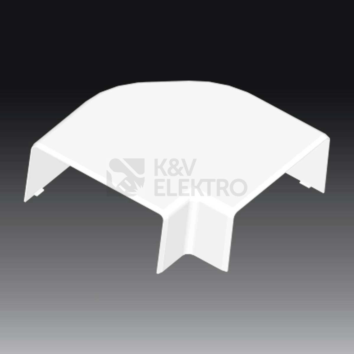 Obrázek produktu Kryt KOPOS PK 120x55 D roh ohybový 8473 HB bílá 0