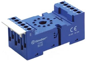 Obrázek produktu Patice Finder 90.03 pro relé 60/88 3P 10A 0