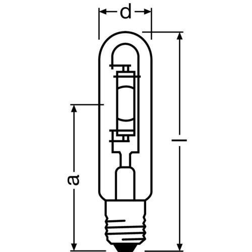 Výbojka OSRAM HQI-T 400W/N E40 teplá bílá 3700K