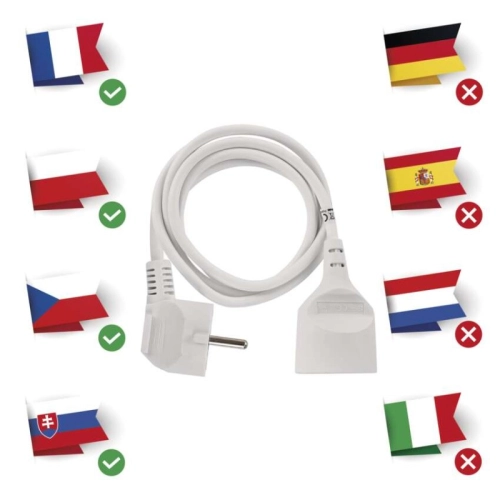 Prodlužovací kabel EMOS 1,5m/1zásuvka bílá P0111 1901010150 (obrázek 4)
