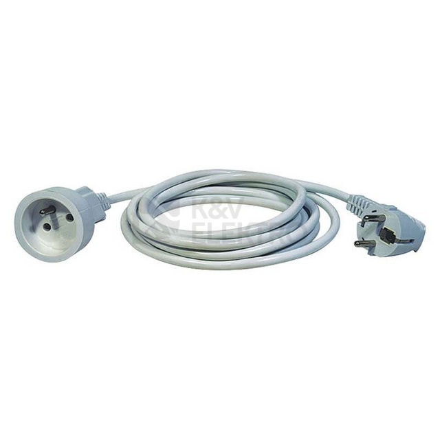 Obrázek produktu Prodlužovací kabel EMOS 1,5m/1zásuvka bílá P0111 1901010150 0