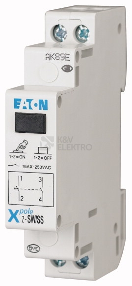 Obrázek produktu Instalační vypínač EATON Z-SW/SS 2NO 16A 276301 0