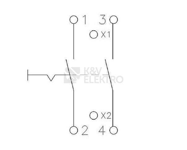 Obrázek produktu Instalační vypínač EATON Z-SW/SS 2NO 16A 276301 2