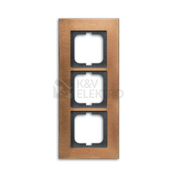 Obrázek produktu ABB Solo Carat trojrámeček bronz 1754-0-4260 (1723-821) 2CKA001754A4260 0