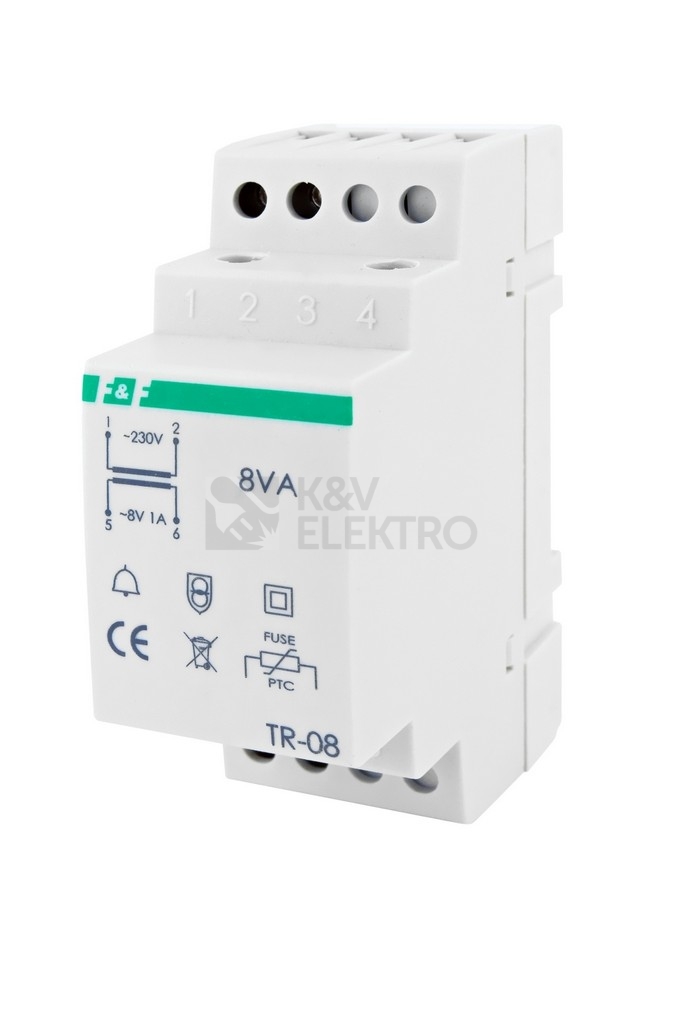 Obrázek produktu Zvonkový transformátor TR-08 230/8V 1A 8VA 1000712 0