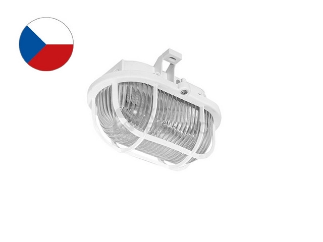 Obrázek produktu Svítidlo Panlux OVAL PLAST SOP-60/B 60W E27 bílá IP44 1