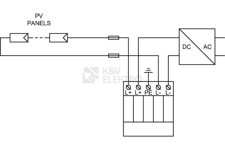 Obrázek produktu Svodič přepětí Hakel HLSA12,5 PV 1000 pro fotovoltaické systémy 2