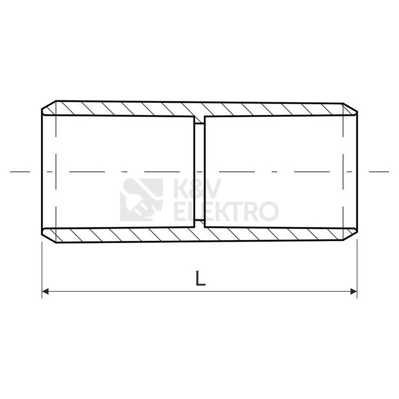 Obrázek produktu Spojka pro trubku KOPOS 0220HF FB 20mm černá 1