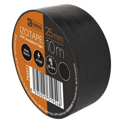 Obrázek produktu Izolační páska EMOS F62512 25mm x 10m černá 1