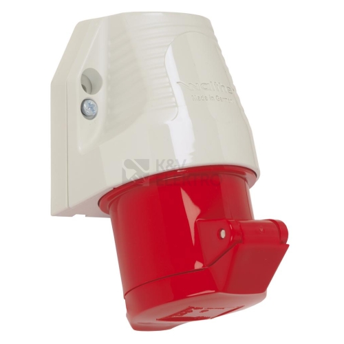 Zásuvka nástěnná 400V/16A 6h IP44