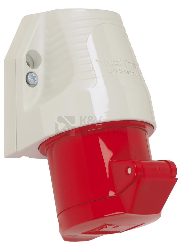 Obrázek produktu Zásuvka nástěnná 400V/16A 6h IP44 0