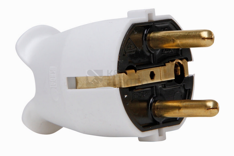 Obrázek produktu Vidlice Kopp 1757.0200.0 bílá 16A/250V 0