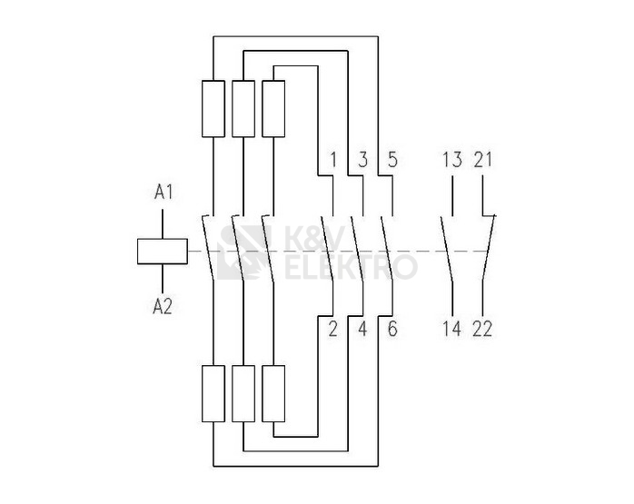 Obrázek produktu KOMP. STYKAC DILK20-11 400V50HZ,440V60HZ 2