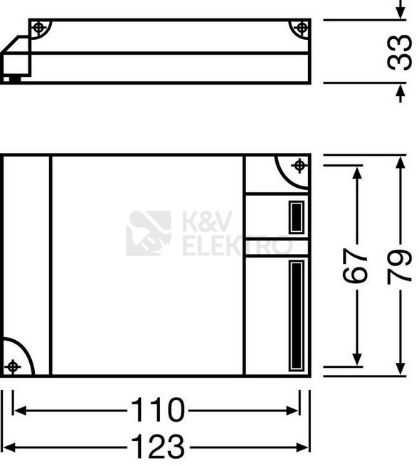 Obrázek produktu Elektronický předřadník OSRAM QT-M 2X26-42W/220-240 1