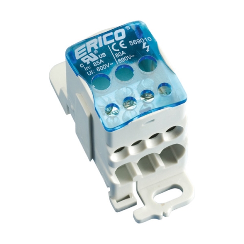 Levně Rozvodný blok jednopólový ERICO ERIFLEX UD 80A 569010