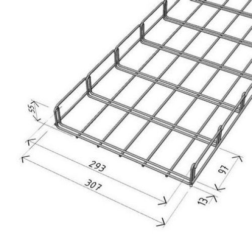 Kabelový žlab Arkys Merkur 2 300x50mm ŽZ 2m ARK-221160
