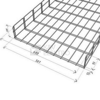 Obrázek produktu Kabelový žlab Arkys Merkur 2 500x100mm GZ 2m ARK-211270 1