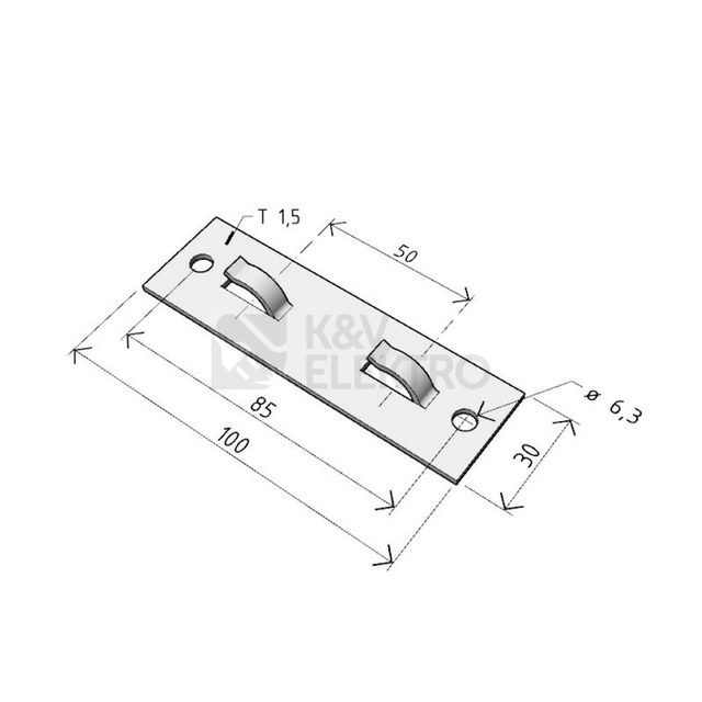 Obrázek produktu Držák Arkys Merkur 2 DZM 10 GZ ARK-214100 1