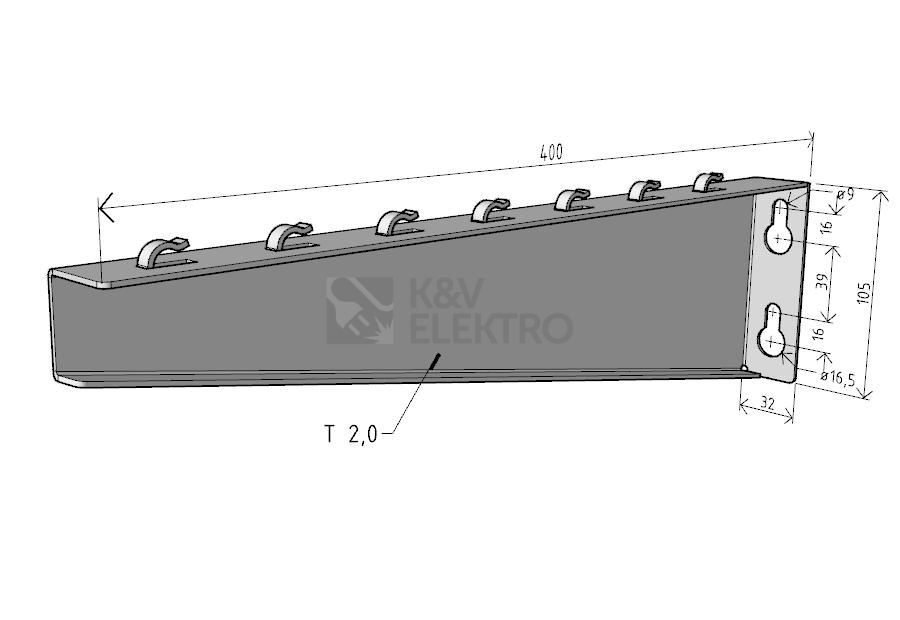 Obrázek produktu Nosník Arkys Merkur 2 NZM 400 GZ ARK-215040 1