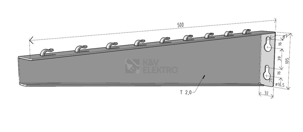 Obrázek produktu Nosník Arkys Merkur 2 NZM 500 GZ ARK-215050 1