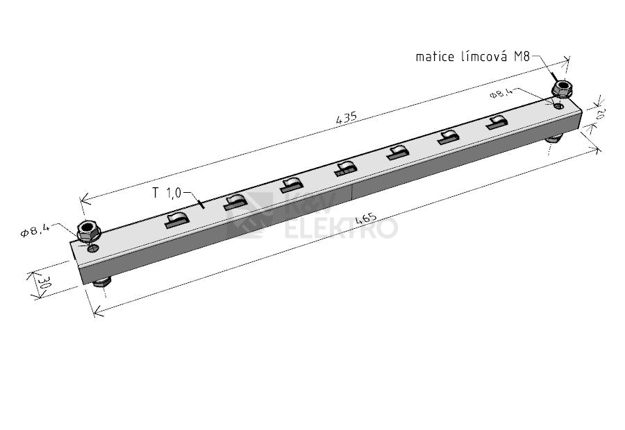 Obrázek produktu Podpěra žlabu Arkys Merkur 2 PZM 400 GZ ARK-216040 1