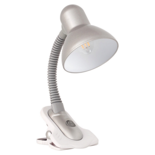 Levně Stolní lampa Kanlux SUZI HR-60-SR E27 stříbrná 07150
