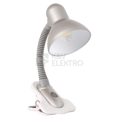 Stolní lampa Kanlux SUZI HR-60-SR E27 stříbrná 07150