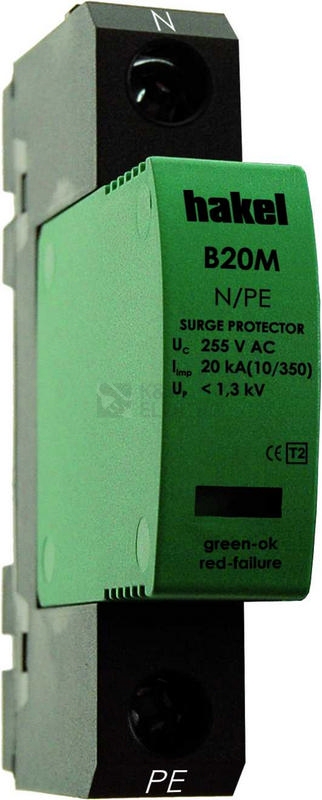 Obrázek produktu Svodič přepětí SPD typ 1 N/PE B20M Vseries 0