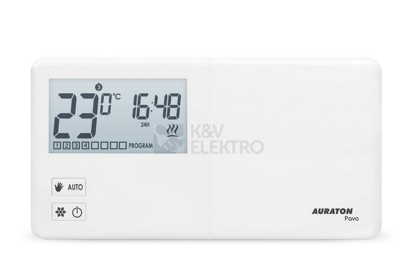 Obrázek produktu Termostat AURATON Pavo 2030 elektronický s týdenním programem 0