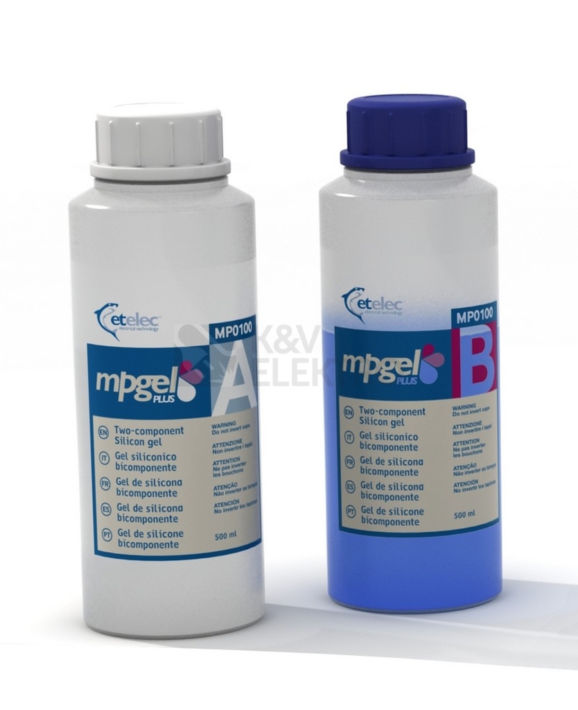 Obrázek produktu Gel dvousložkový MPGEL-100 zalévací (1 litr - 2x láhev 0,5l) 1000551 0