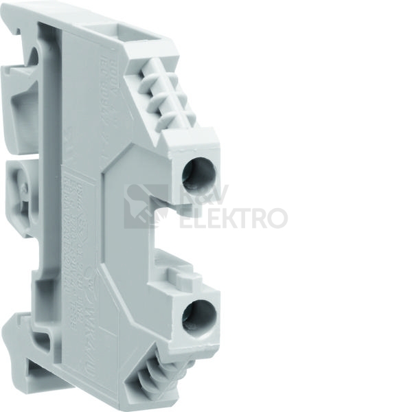 Obrázek produktu Řadová svorka hager KXA04LH 4mm2 šedá šroubová 0