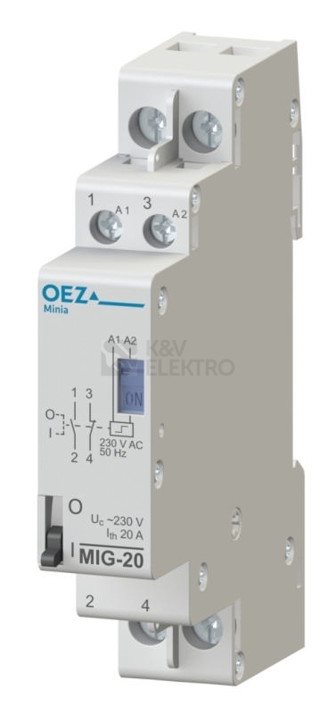 Obrázek produktu  Impulsní relé OEZ MIG-20-11-A230 AC 0