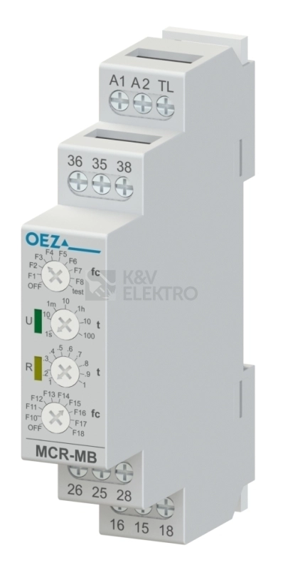 Obrázek produktu Časové relé multifunkční MCR-MB-001-UNI 1CO 8A 0