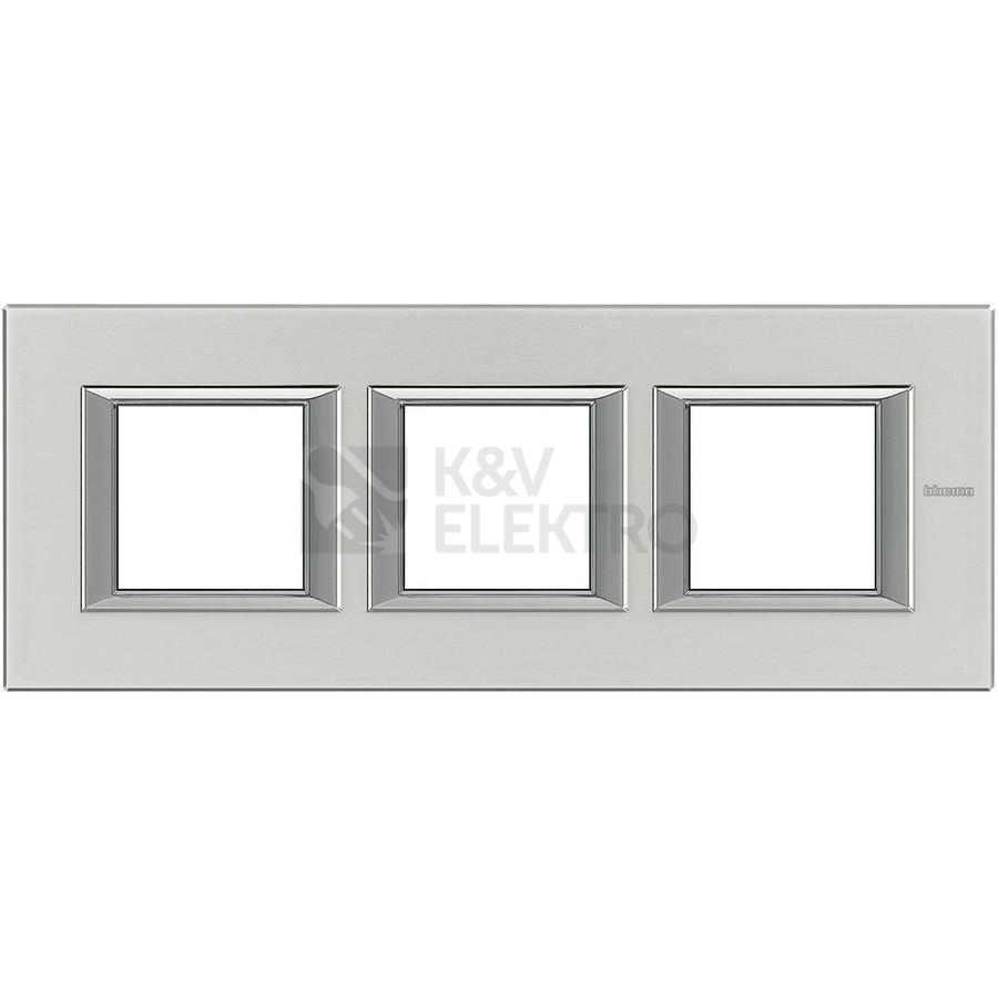 Obrázek produktu Bticino Axolute rámeček vodorovný 2+2+2moduly broušený hliník HA4802M3HXC 0