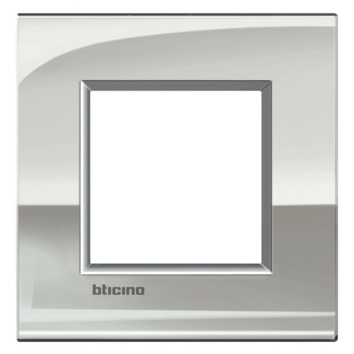 Bticino Living.Light rámeček AIR 2 moduly palladium LNE4802PL