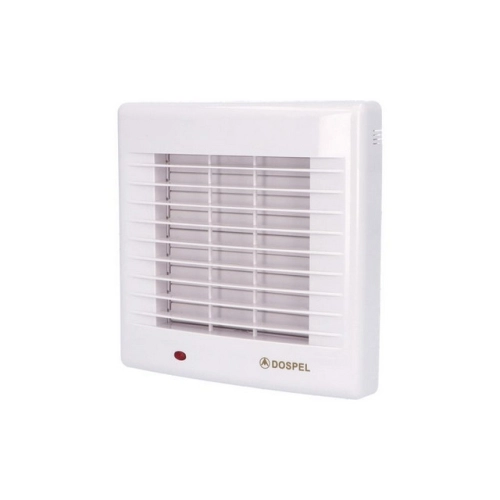 Axiální koupelnový ventilátor s automatickou žaluzií, časovým doběhem a hygrostatem DOSPEL POLO 4/AŽ/WC/H 1020004