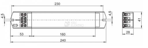 Obrázek produktu Elektromagnetický tranformátor Vossloh-Schwabe 60-105W 12VAC STr 105/12.311 1