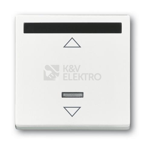 Obrázek produktu ABB Solo,Solo Carat kryt stmívače nebo spínače žaluziového s infračerveným přijímačem studio bílá 6020-0-1334 (2CKA006020A1334) 0