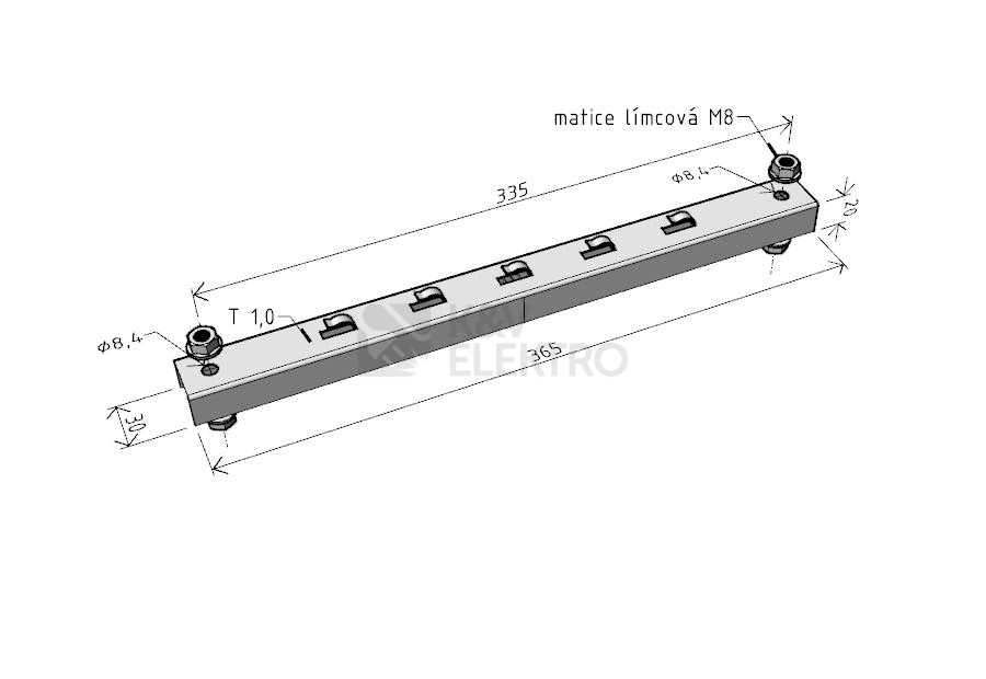 Obrázek produktu Podpěra žlabu Arkys Merkur 2 PZM 300 GZ ARK-216030 1