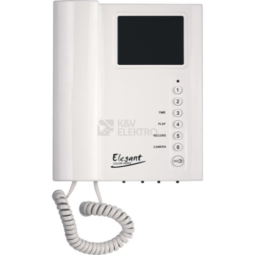 VIDEOTELEFON ELEGANT BILA 4FP 211 04.201