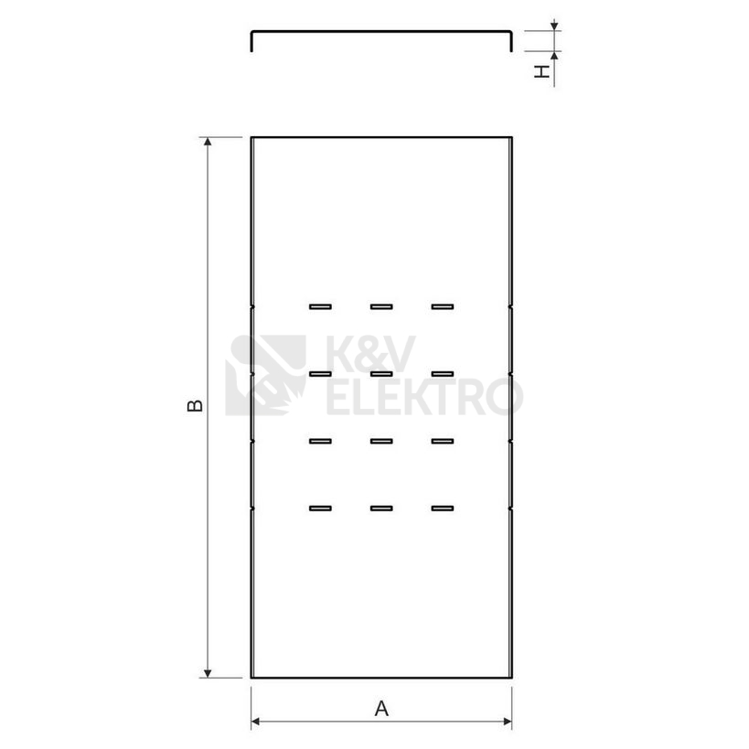 Obrázek produktu Víko oblouku stoupajícího KOPOS Mars NVSO 90x125 S 2