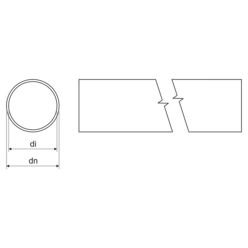 Hliníková trubka KOPOS 6225 AL XX 25mm bezešvá 3m