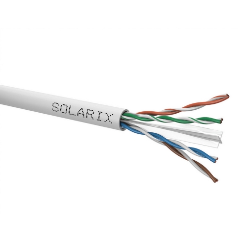 UTP kabel Solarix SXKD-6-UTP-PVC šedý metráž