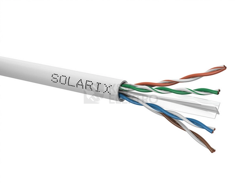Obrázek produktu UTP kabel Solarix SXKD-6-UTP-PVC šedý metráž 0