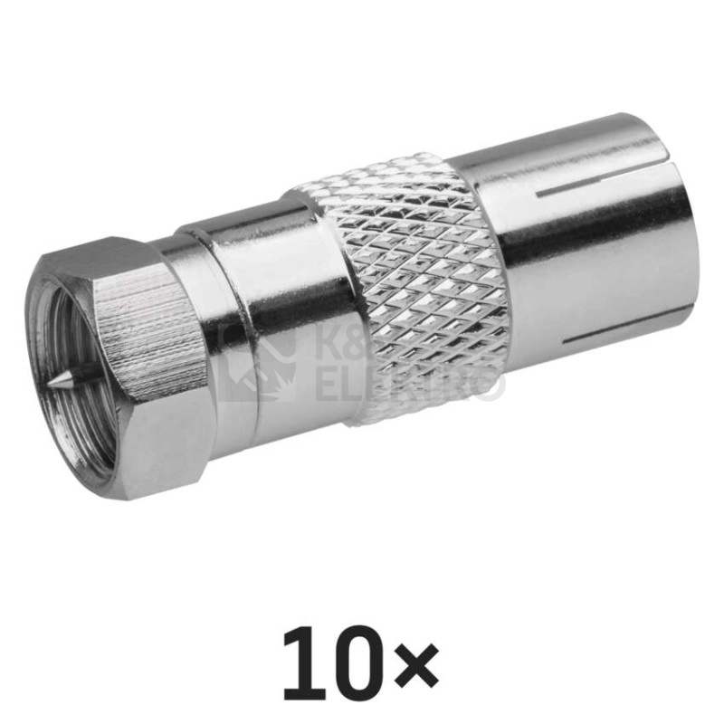 Obrázek produktu Redukce F EMOS R5851 vidlice - IEC zásuvka 3