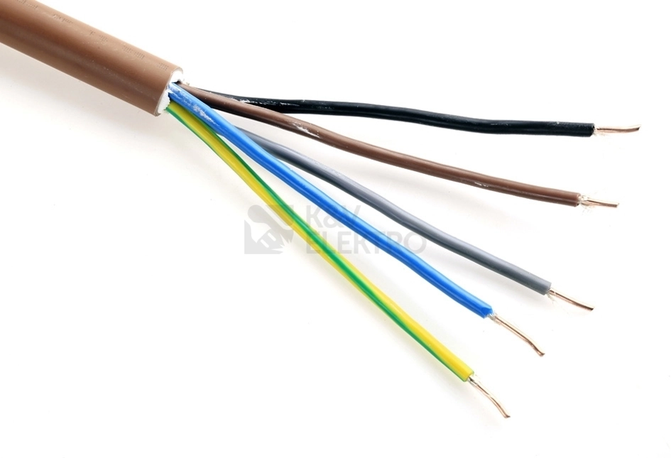 Obrázek produktu Kabel 1-CxKH-V-J P60-R B2CASS1D0 5x1,5 metráž 0