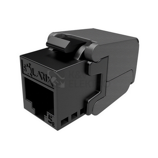 Obrázek produktu  Konektor keystone Solarix SXKJ-5E-UTP-BK-SA CAT5E UTP RJ45 černý 0