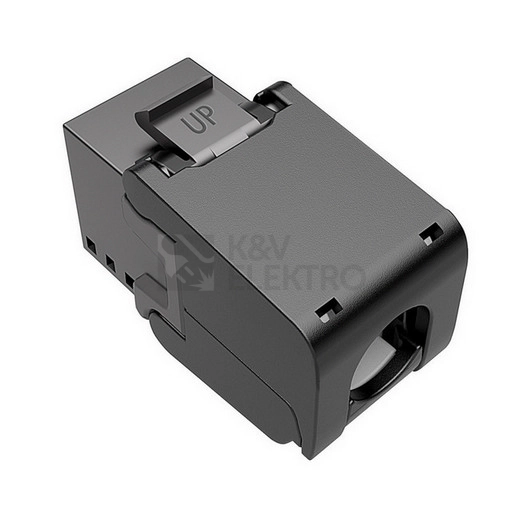 Obrázek produktu Konektor keystone Solarix SXKJ-5E-UTP-BK-SA CAT5E UTP RJ45 černý 3