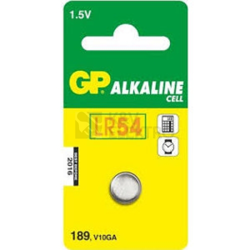 Knoflíková baterie GP LR54 AG10 189 alkalická 1ks 1041018911 blistr
